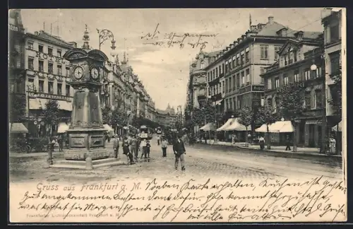 AK Frankfurt a. M., Hotel Restaurant Milani am Zeil