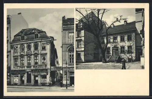 AK Alt-Berlin, Am Krögel Ecke Molkenmarkt, Grosser Jüdenhof 9