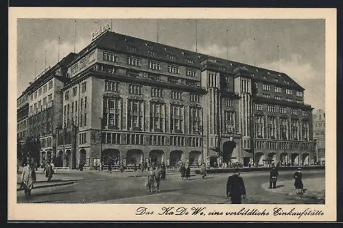 AK Berlin, Kaufhaus des Westens, KaDeWe in der Tauentzienstrasse