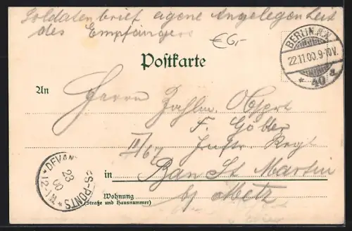 AK Berlin, Palais Kaiser Wilhelm I mit historischem Eckfenster