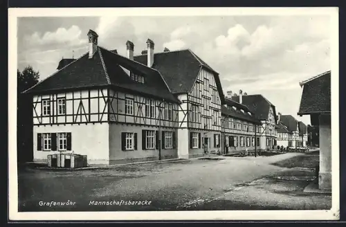 AK Grafenwöhr, Partie an der Mannschaftsbaracke