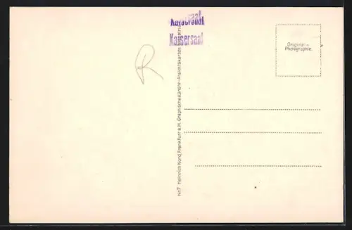 AK Frankfurt a. M., Blick auf die Altstadt, Fliegeraufnahme