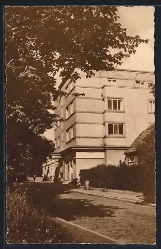 AK Rerik, Strassenpartie am Kurhaus