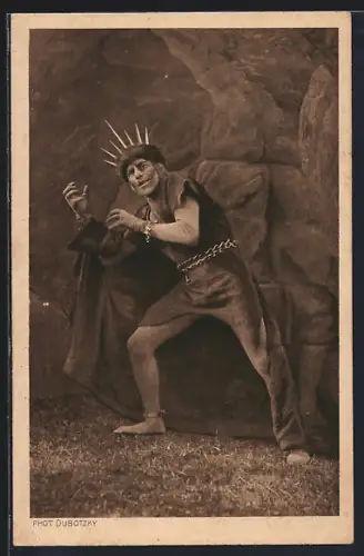 AK Vilsbiburg, Liebfrauen-Festspiele, Satan in seiner Rolle abgelichtet