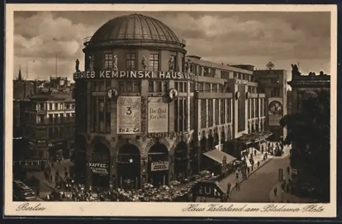 AK Berlin-Tiergarten, Kempinski Haus Vaterland am Potsdamer Platz