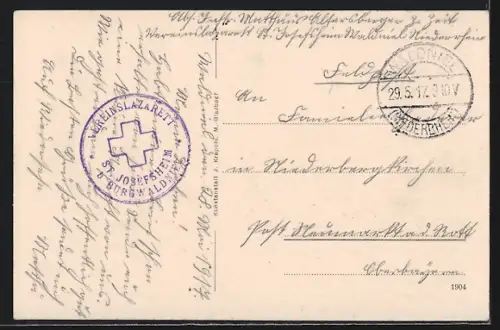 AK Waldniel-Hostert, St. Josefsheim mit Kirche