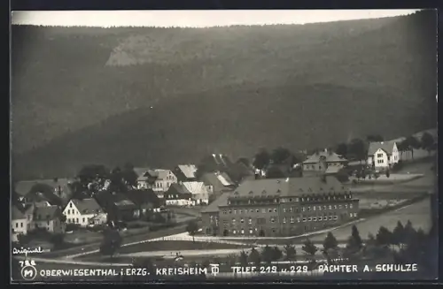 AK Oberwiesenthal, Blick zum Kreisheim