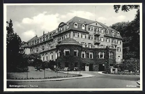AK Schlangenbad, Partie am Kurhaus