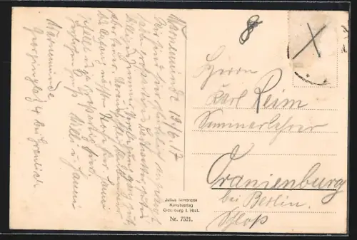 AK Warnemünde, Molenkopf mit Leuchtturm