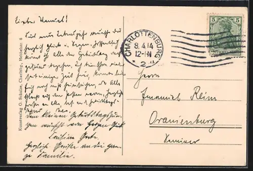 AK Berlin-Charlottenburg, Schiller-Theater mit Strasse