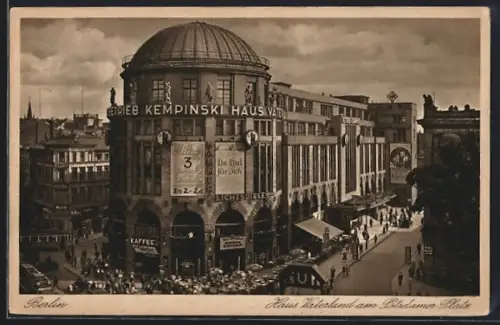 AK Berlin-Tiergarten, Kempinski Haus Vaterland am Potsdamer Platz