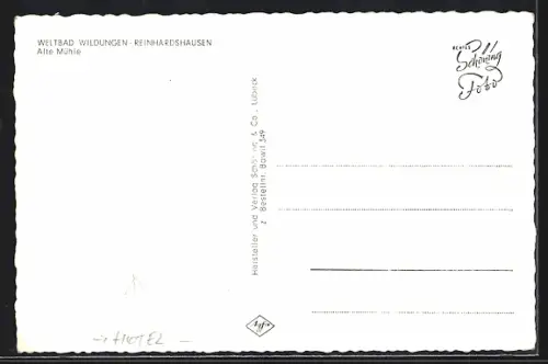 AK Bad Wildungen-Reinhardshausen, Alte Mühle