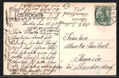 AK Berlin, National-Galerie mit Denkmal