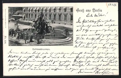AK Berlin, Schlossbrunnen