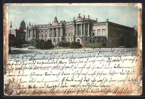 AK Berlin, Palais Kaiser Wilhelm I.