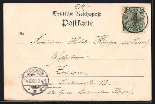 AK Berlin, Neue Schleuse am Mühlendamm mit der Städtischen Sparkasse