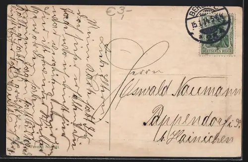 Präge-AK Berlin, Universität und Opernplatz, Passepartout