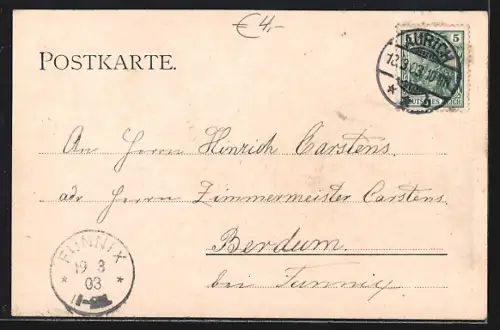 AK Berlin, Palais Wilhelm I.