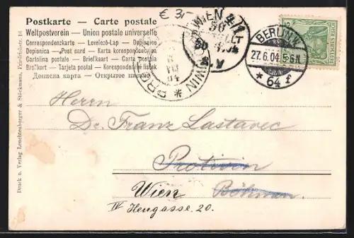 AK Berlin, Königliche Bibliothek, Unter den Linden