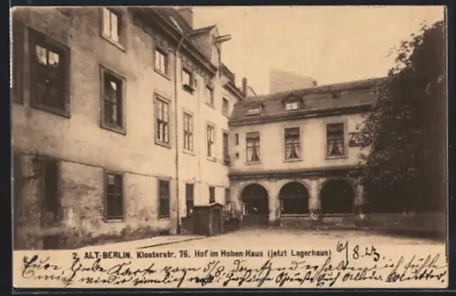 AK Alt-Berlin, Hof im Hohen-Haus, Klosterstr. 76