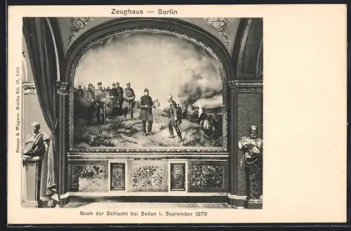 AK Berlin, Zeughaus-Nach der Schlacht bei Sedan 1. September 1870