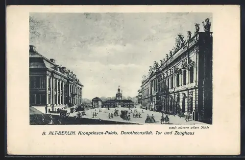 AK Alt-Berlin, Kronprinzen-Palais