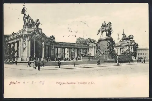 AK Berlin, National-Denkmal Wilhelm des Grossen