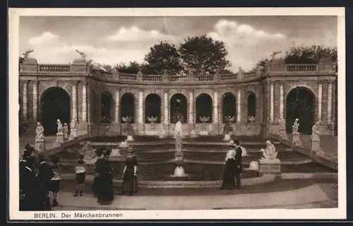 AK Berlin-Friedrichshain, Märchenbrunnen