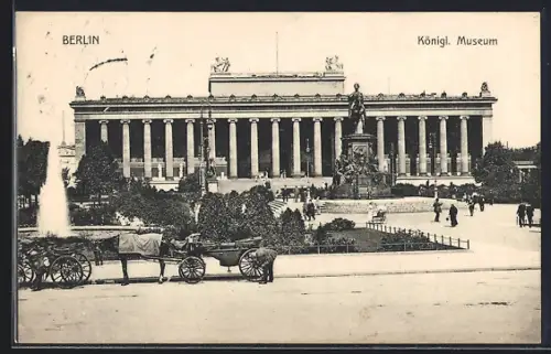AK Berlin, Partie am Königlichen Museum