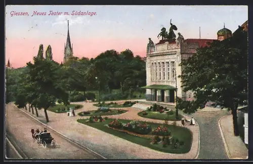 AK Giessen, Neues Theater mit Südanlage