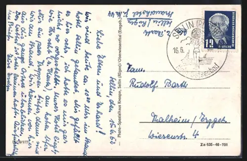 AK Sellin /Rügen, Strandhotel