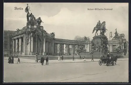 AK Berlin, Kaiser-Wilhelm-Denkmal