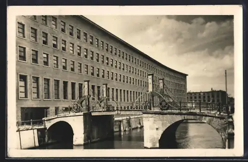AK Berlin, Jungfernbrücke, Friedrichsgracht