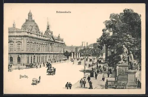 AK Berlin, Am Zeughaus mit Passanten