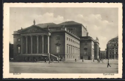AK Berlin, Opernhaus, Unter den Linden