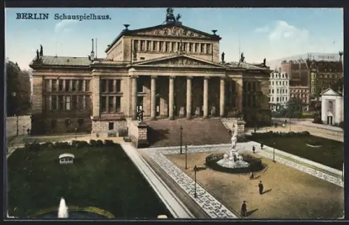 AK Berlin, Königl. Schauspielhaus, Gendarmenmarkt