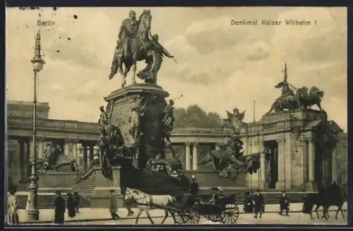 AK Berlin, Denkmal Kaiser Wilhelm d. Grossen