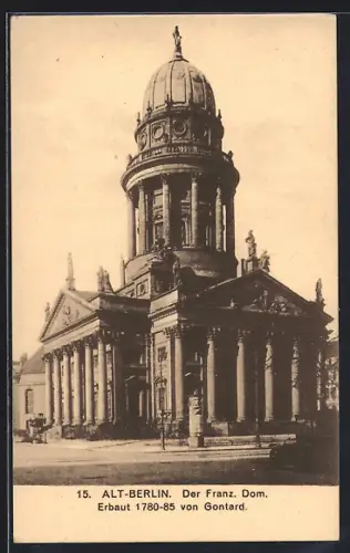 AK Berlin, der Französische Dom