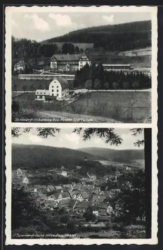 AK Helsa, Ortsansicht, Blick auf die Sportschule