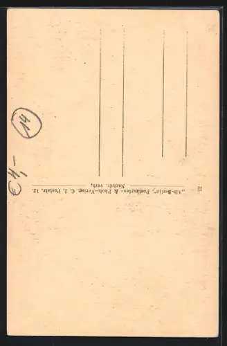 AK Berlin, Der Neidkopf mit Geschäften an dem Hause Heiligegeiststrasse 38
