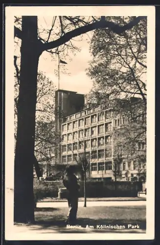 AK Berlin, Partie im Köllnischen Park, Rungestrasse