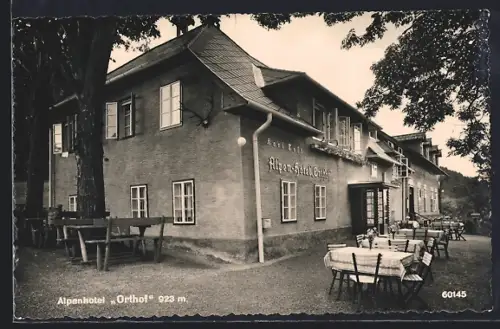 AK Breitenstein am Semmering, Alpenhotel Orthof v. Karl Tost