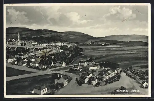 AK Frankenau /Burgld., Ortsansicht aus der Vogelschau