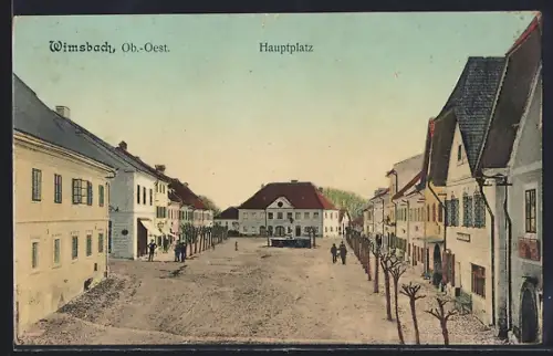 AK Wimsbach, Partie am Hauptplatz