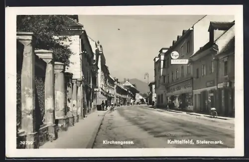 AK Knittelfeld, Partie an der Kirchgasse
