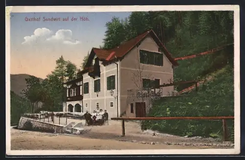 AK Semriach, Am Gasthof Sandwirt auf der Höh