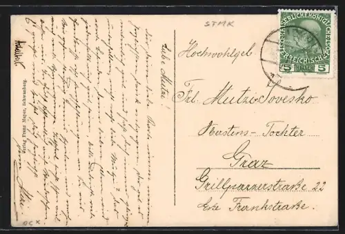 AK Schwanberg, Partie im Villenviertel