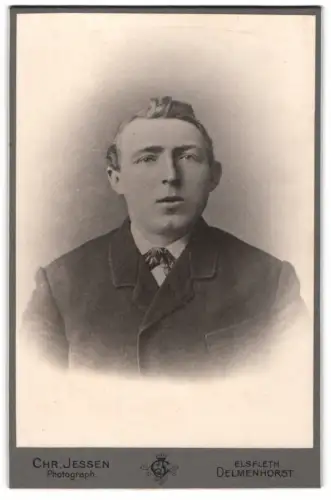 Fotografie Chr. Jessen, Elsfleth Delmenhorst, Porträt eines Mannes