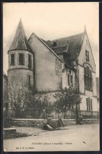 AK Rodern /Alsace francaise, Mairie