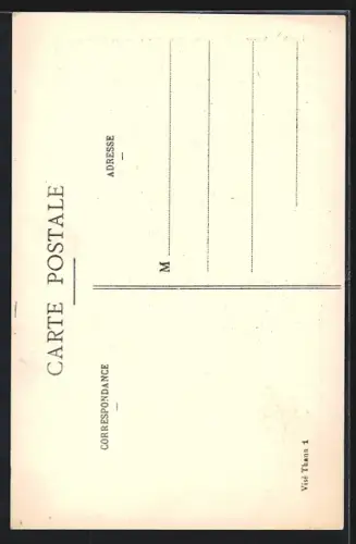 AK Thann /Alsace, Hôtel Central bombardé par les Allemands